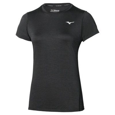 Camisa Mizuno Impulse Core Tee Mujer Negros - Chile M058EULTKC